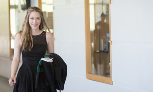 Dr. Hunt at commencement