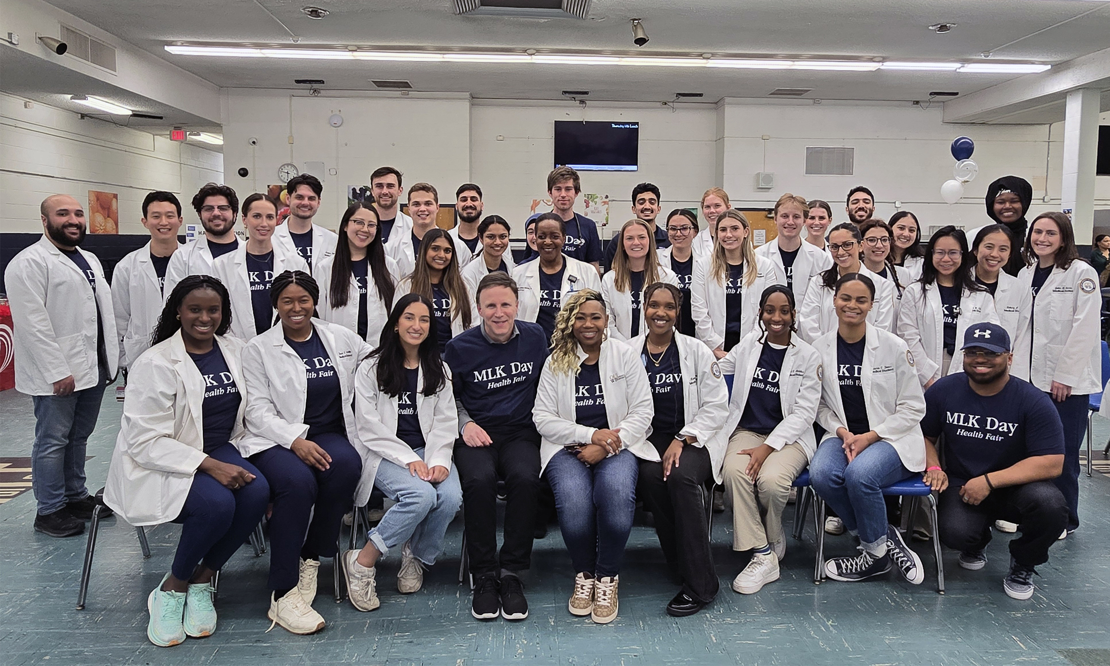 An image of the OUWB volunteers at the Chandler Park Health Fair