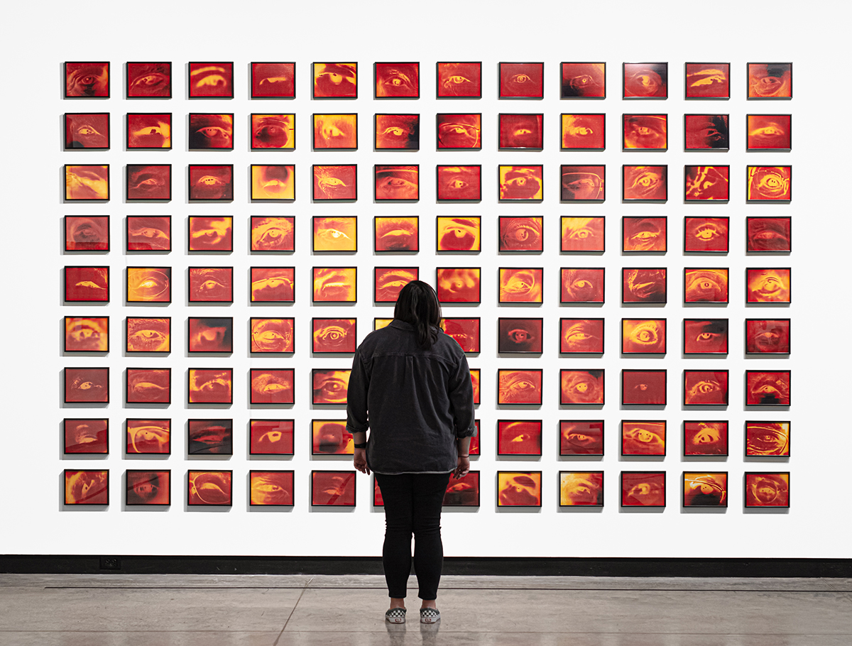 Person standing in front of Memorializing the Hibakusha Experience