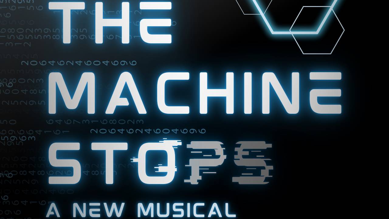 Machine Stops Poster with words 