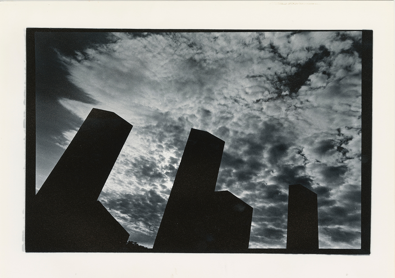 The Sunset Cube sculpture