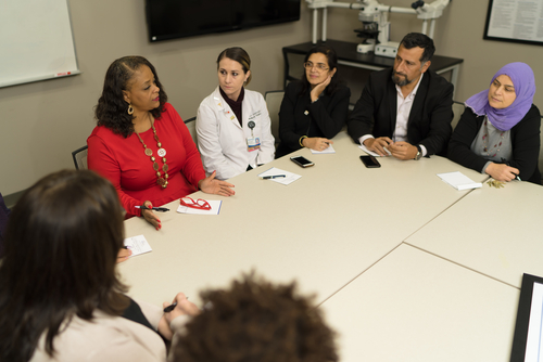 An image from one of the sessions