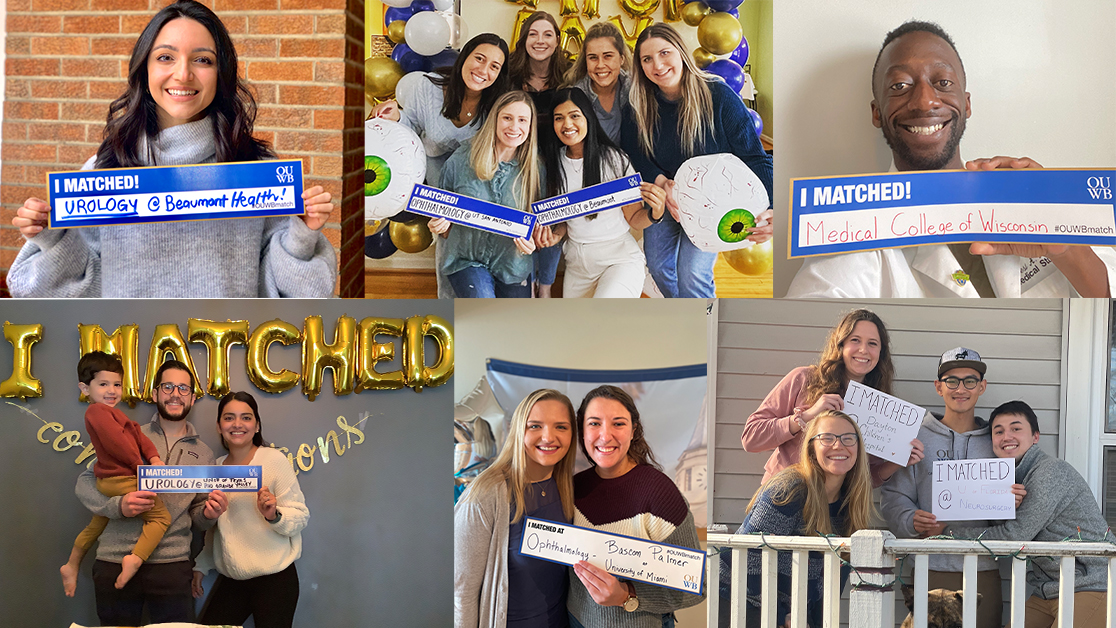 A collection of images from the early match