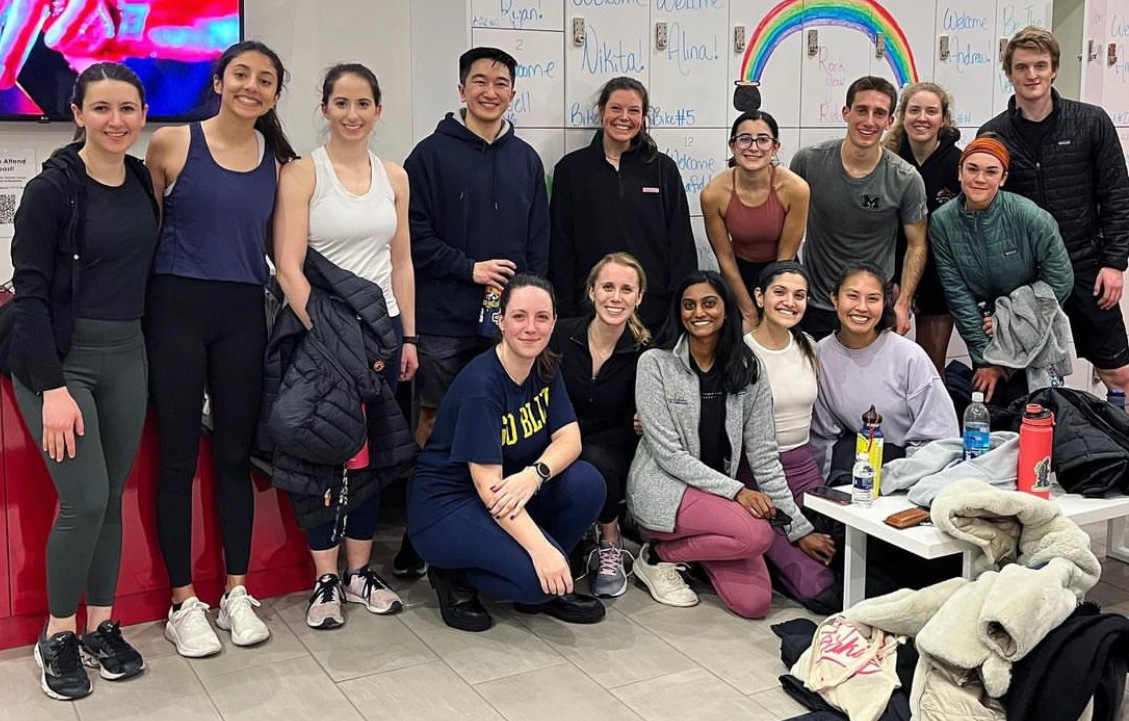 An image of the Pediatric Interest Group at a fundraising event