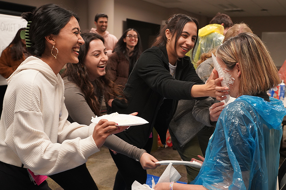 An image from the 2023 Pie-A-PIG event