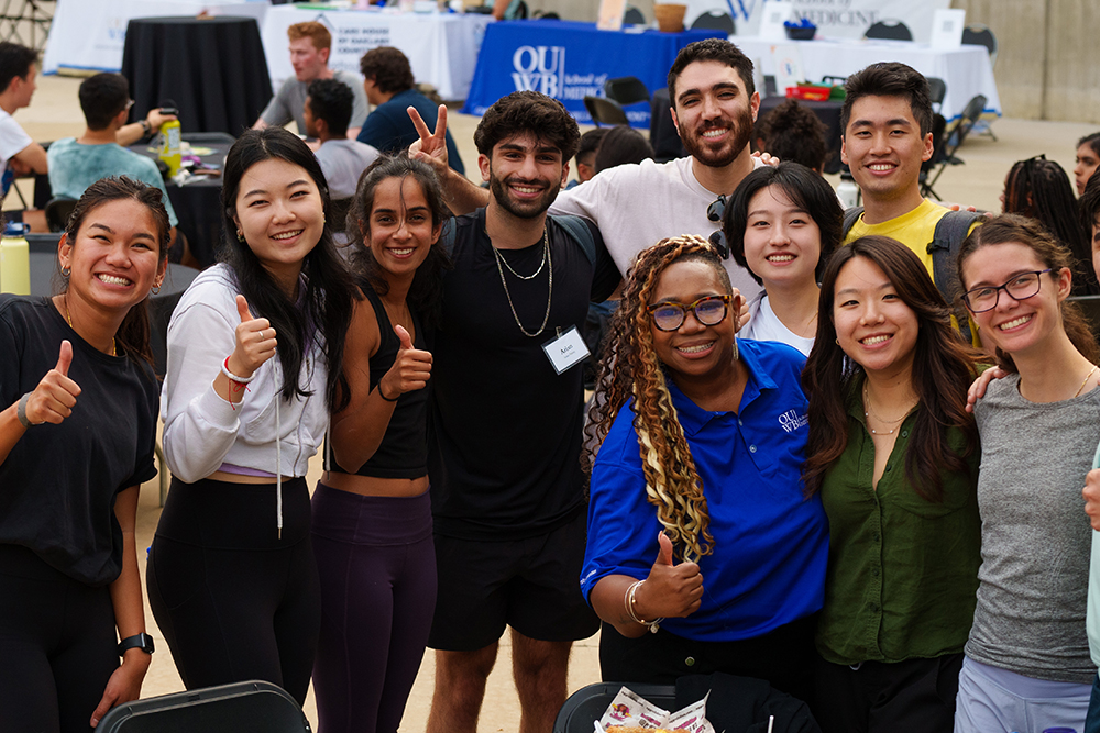 An image from an orientation gathering