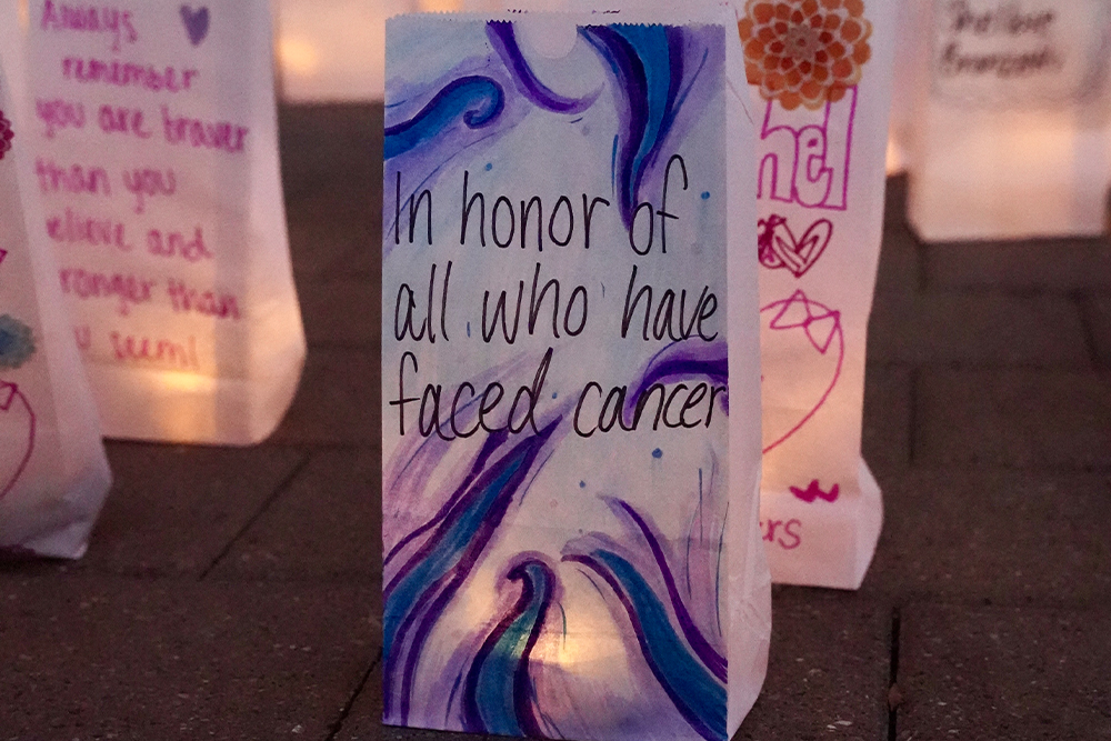 An image of a luminary at the event