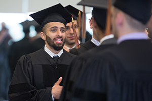 Haramol Gill, M.D., at the 2015 OUWB commencement