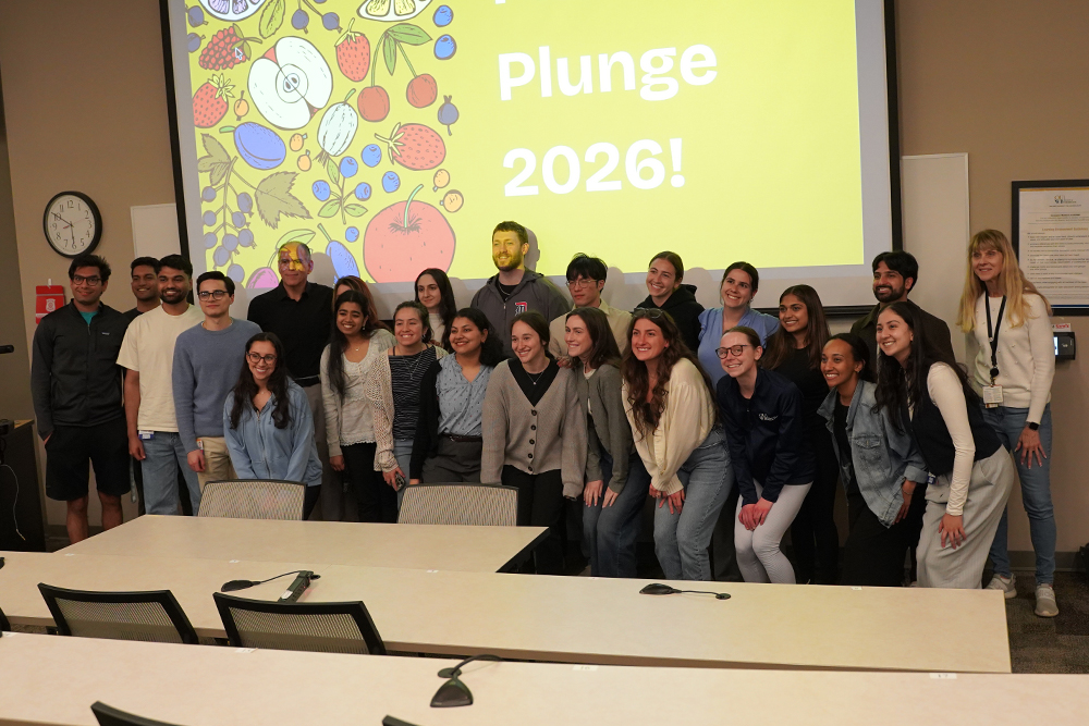 The cohort from OUWB to attend a 2026 Plant Plunge event