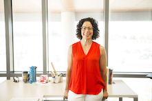 image of Florence Dallo standing in an office