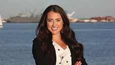 photo of Tara Maudrie in front of a lake