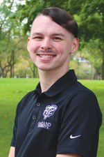 Maxwell VanZant smiling at the camera